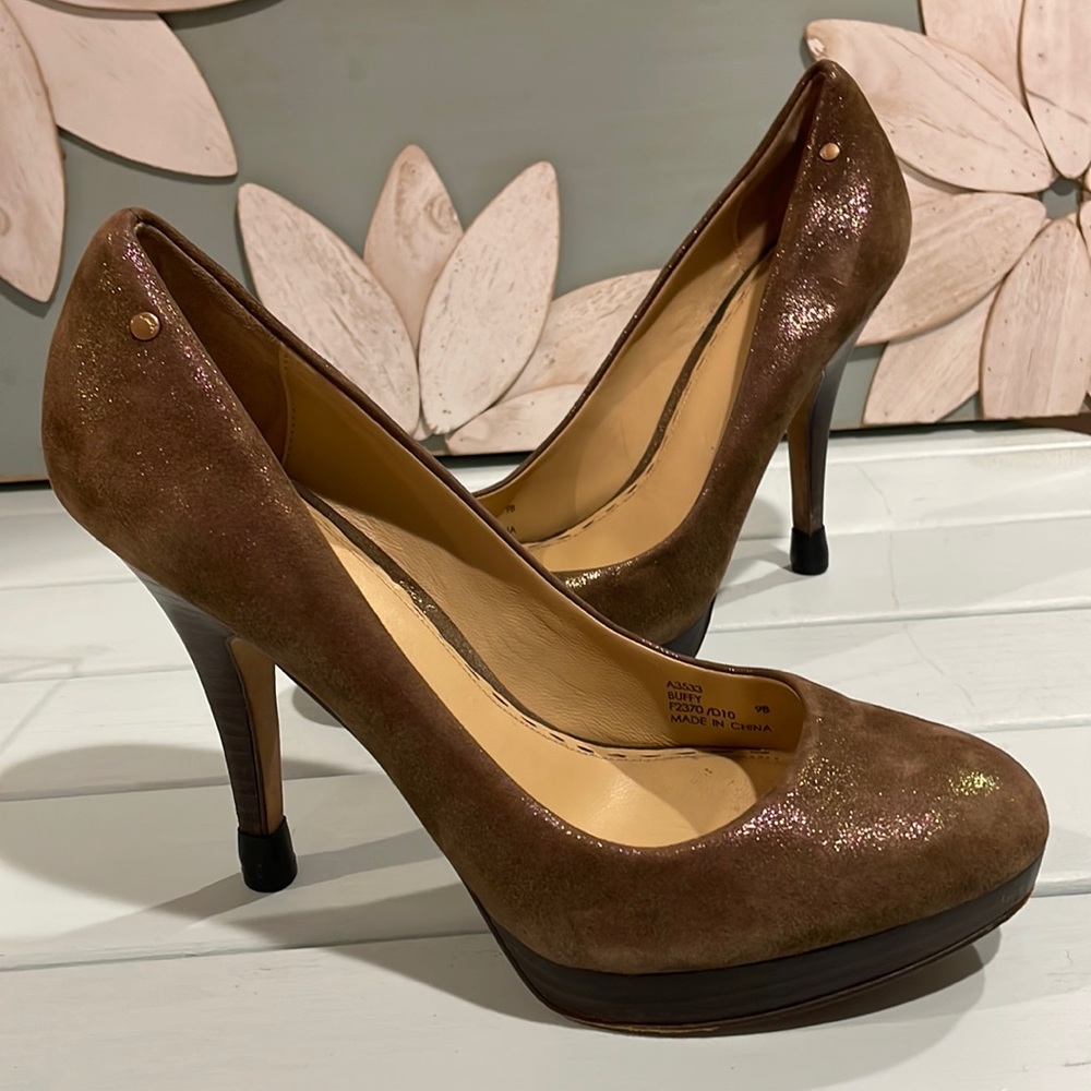 Elegant Coach Brown High Heels
